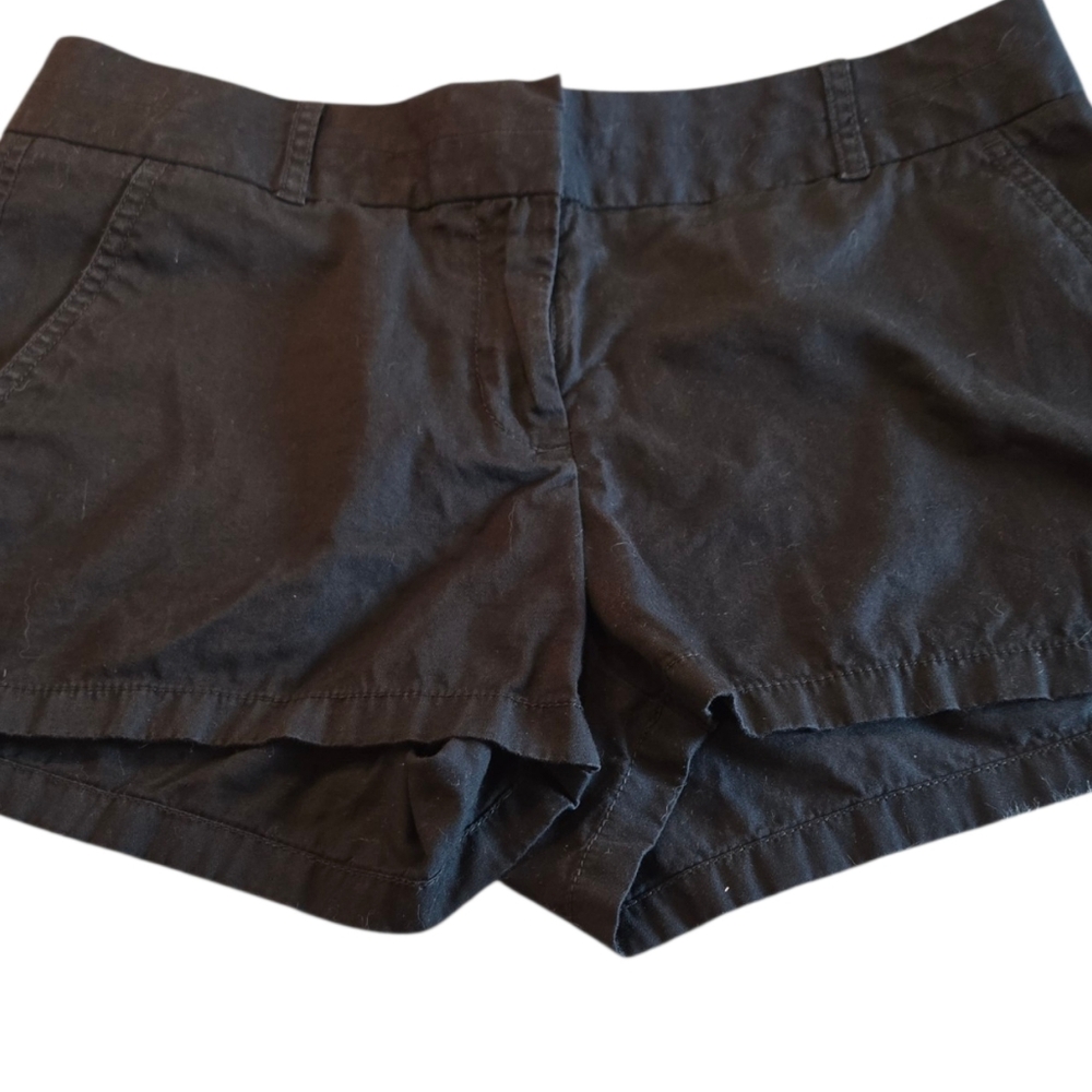 J. Crew Chino‎ Broken-in Shorts Black Size 6